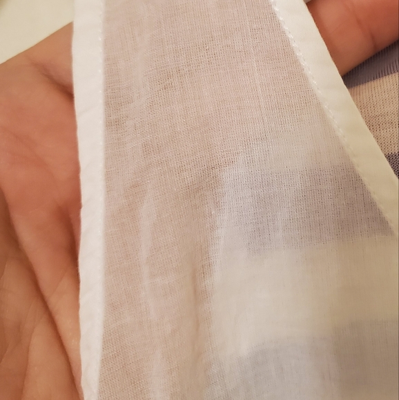 BCBGeneration Layered White and Blue Striped Tank Top - Picture 4 of 6